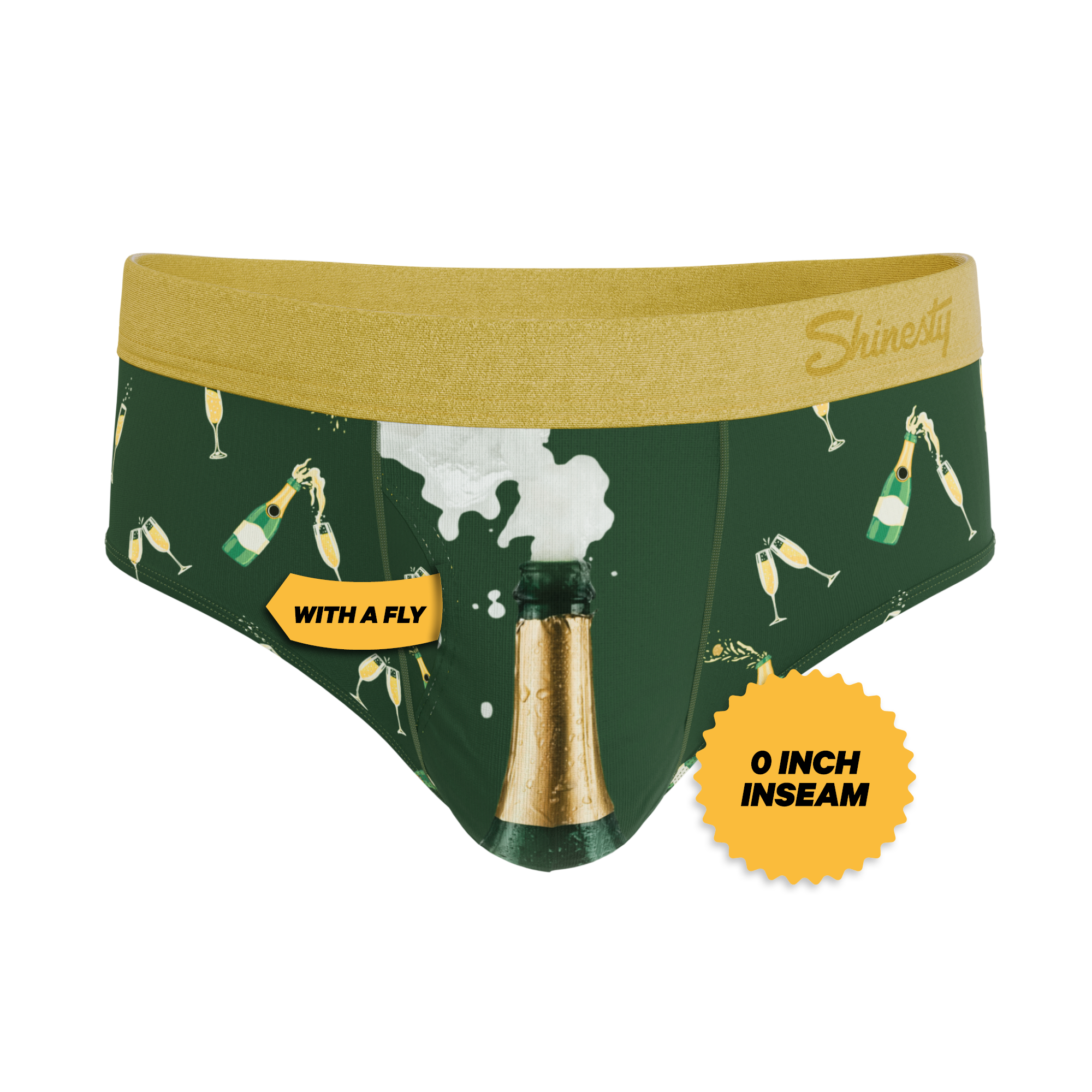 The Champagne Showers | New Years Ball Hammock® Pouch Underwear Briefs - Shinesty