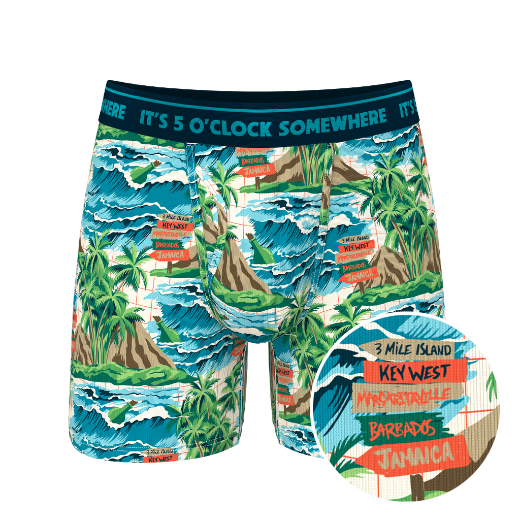 The Changes In Latitudes | Shinesty x Margaritaville® Ball Hammock® Pouch Underwear With Fly - Shinesty