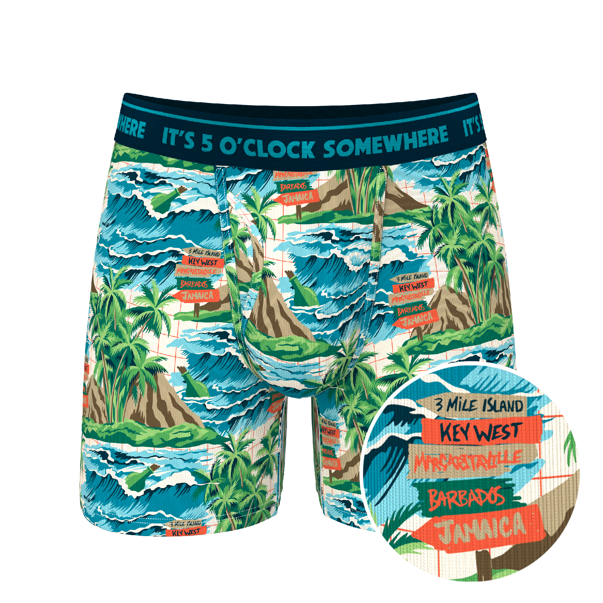 The Changes In Latitudes | Shinesty x Margaritaville® Ball Hammock® Pouch Underwear With Fly - Shinesty