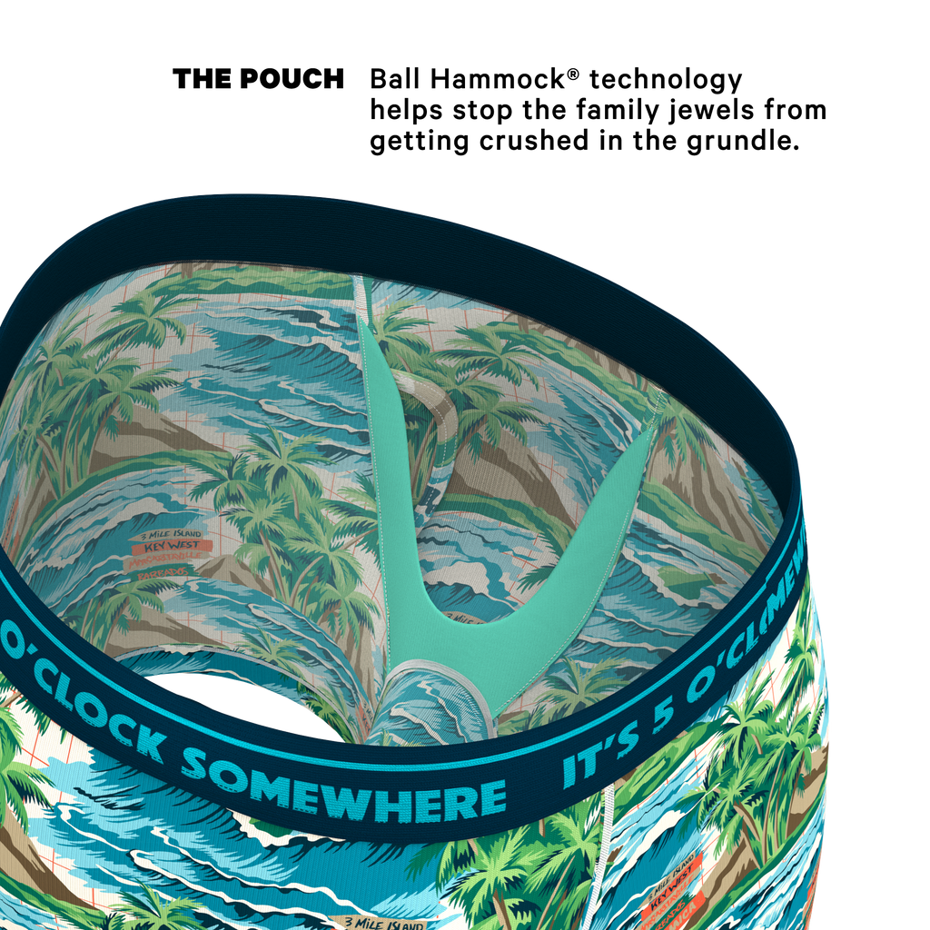 The Changes In Latitudes | Shinesty x Margaritaville® Ball Hammock® Pouch Underwear With Fly - Shinesty