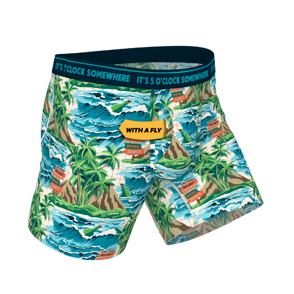 The Changes In Latitudes | Shinesty x Margaritaville® Ball Hammock® Pouch Underwear With Fly - Shinesty