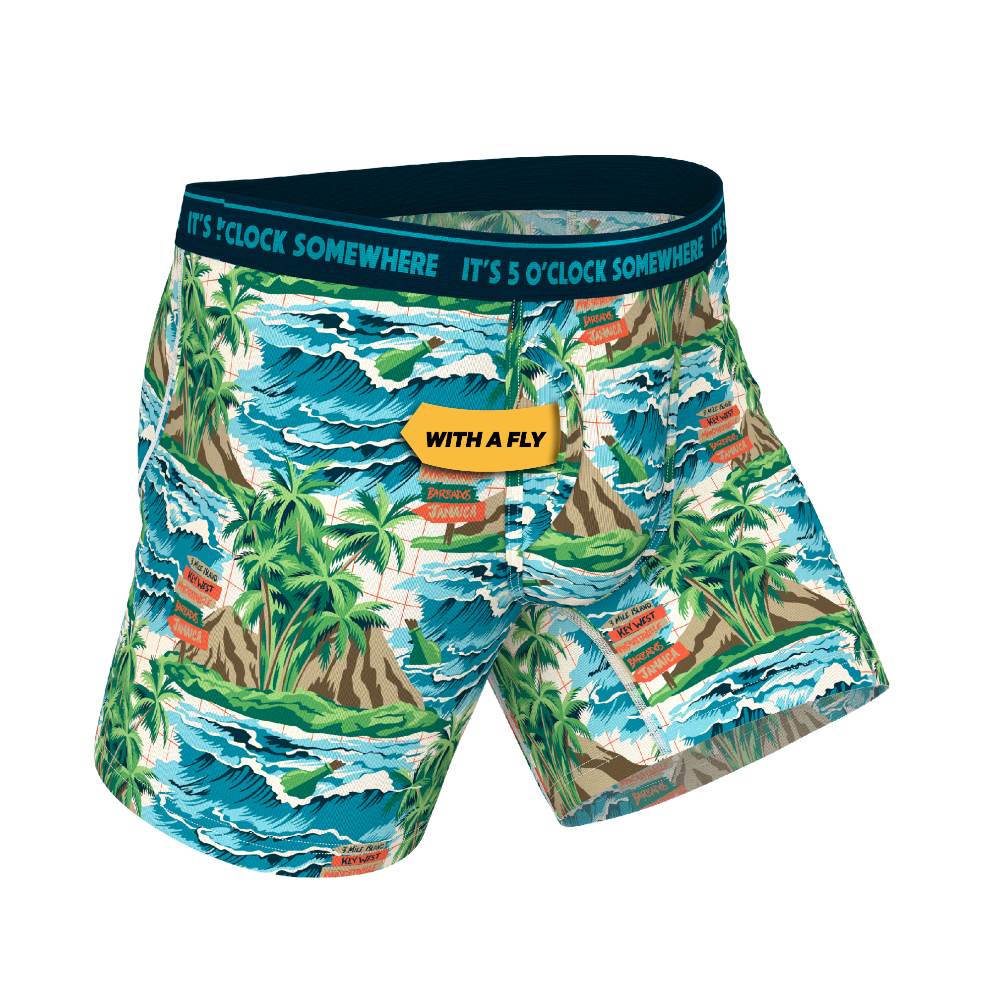 The Changes In Latitudes | Shinesty x Margaritaville® Ball Hammock® Pouch Underwear With Fly - Shinesty