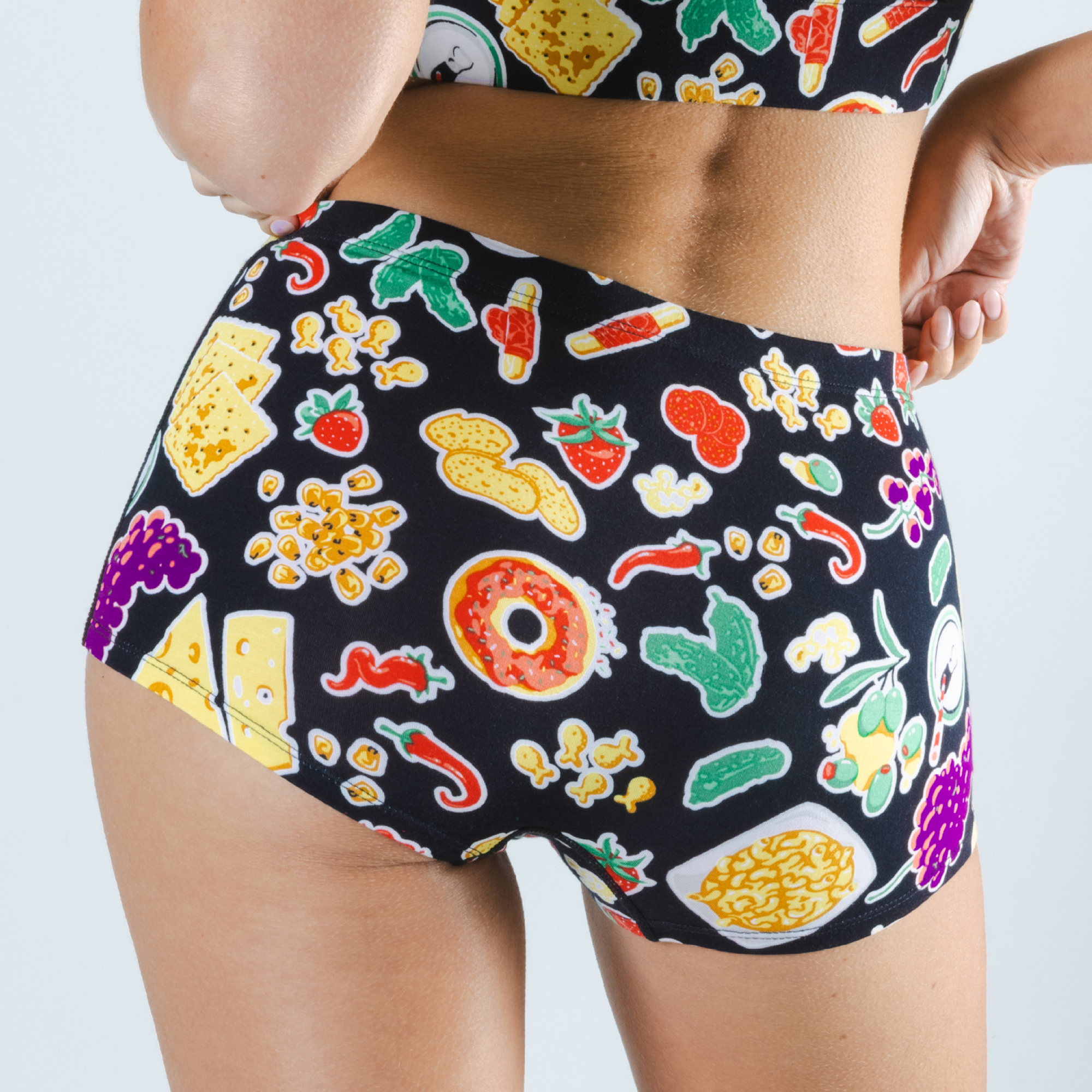The Charcuterie | Charcuterie Board Modal Boyshort Underwear - Shinesty