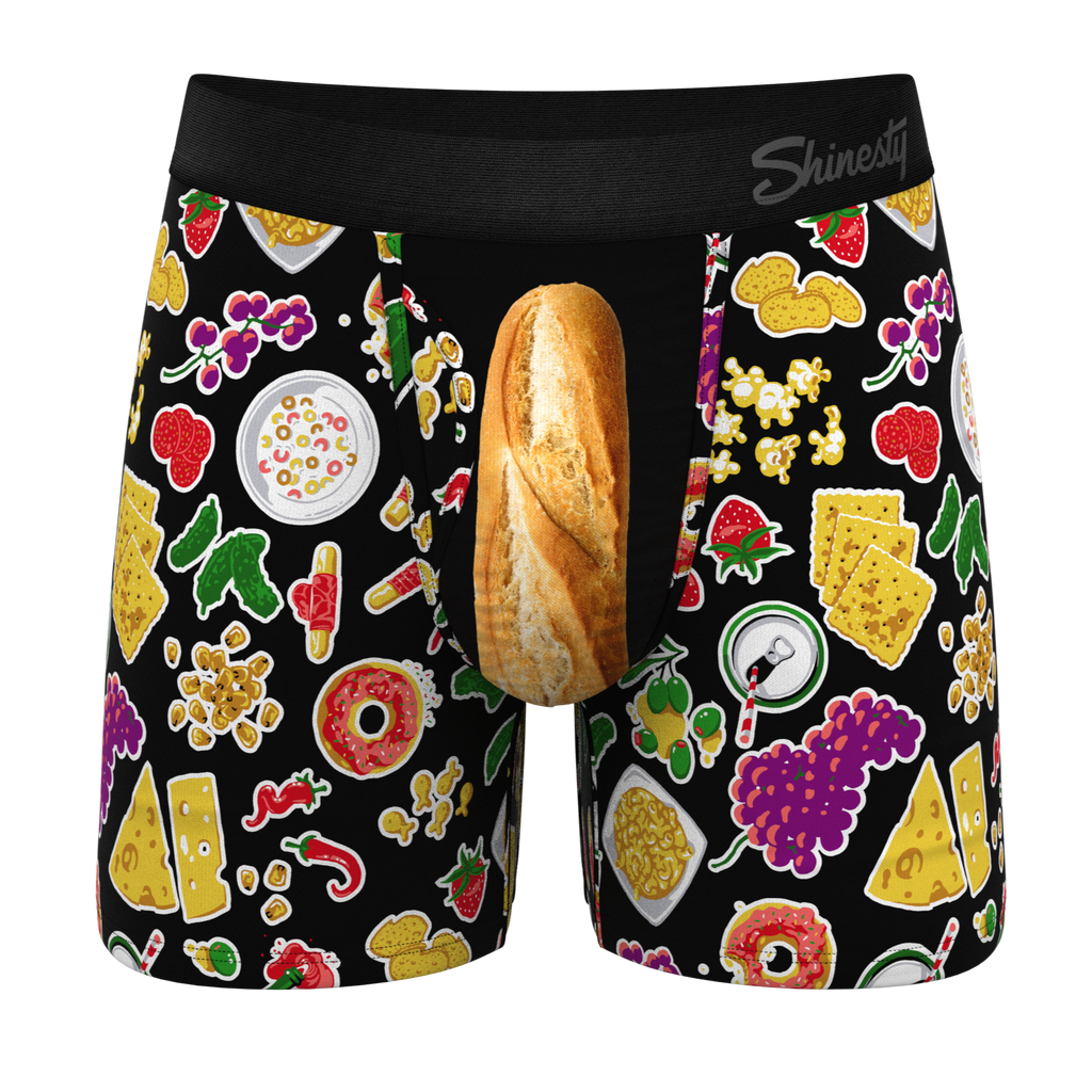 The Charcuterie | Charcuterie Board Ball Hammock® Pouch Underwear With Fly - Shinesty
