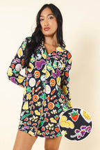The Charcuterie | Charcuterie SleepDeep™ Long Sleeve Pajama Dress - Shinesty