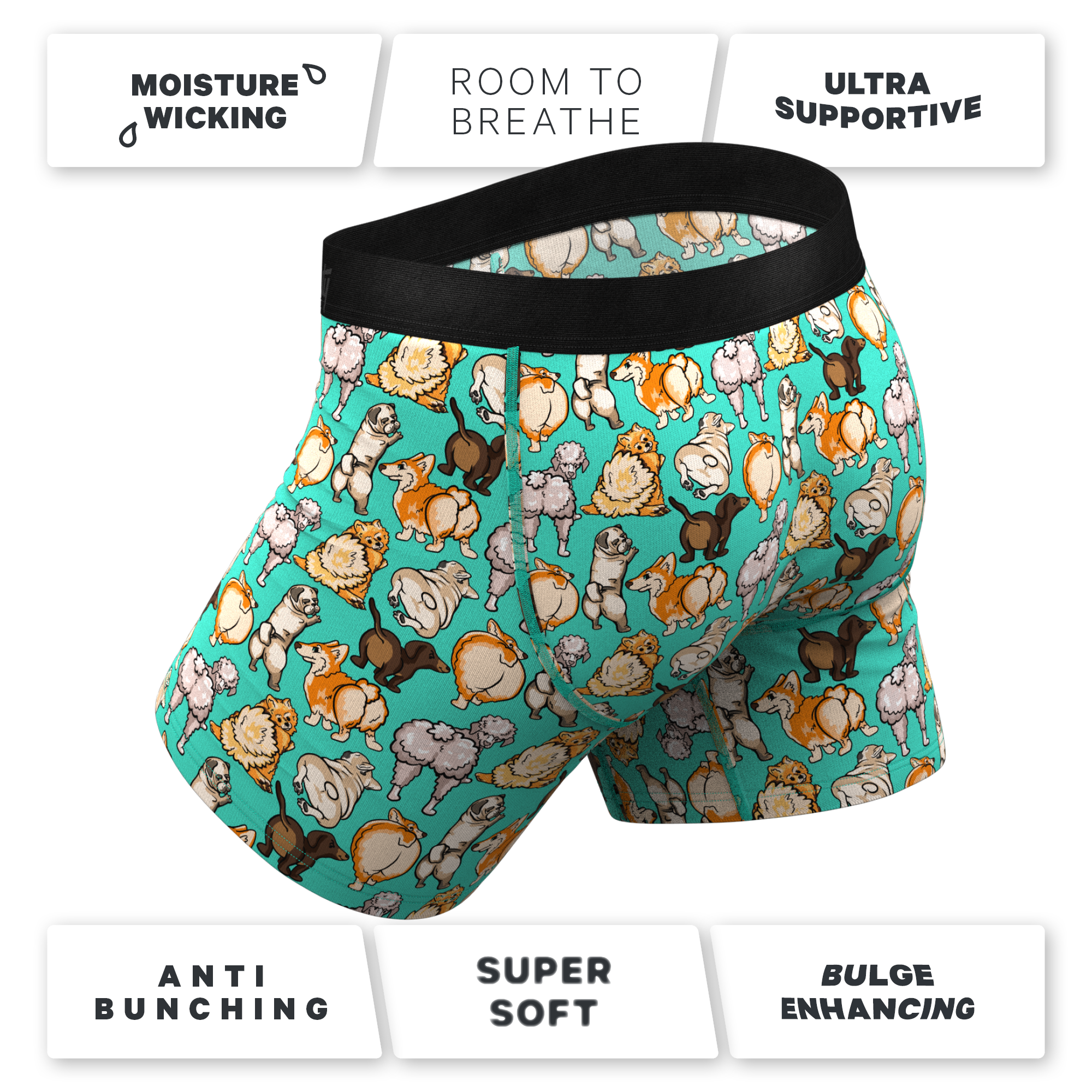 The Chasing Tail | Shinesty x Frankie LaPenna Ball Hammock® Pouch Underwear With Fly - Shinesty