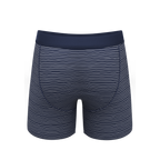 The Cheek Streak | White Stripe Ball Hammock® Pouch Underwear With Fly - Shinesty