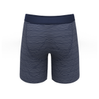 The Cheek Streak | White Stripe Ball Hammock® Boxer - Long Leg - Shinesty