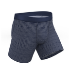 The Cheek Streak | White Stripe Ball Hammock® Pouch Underwear - Shinesty