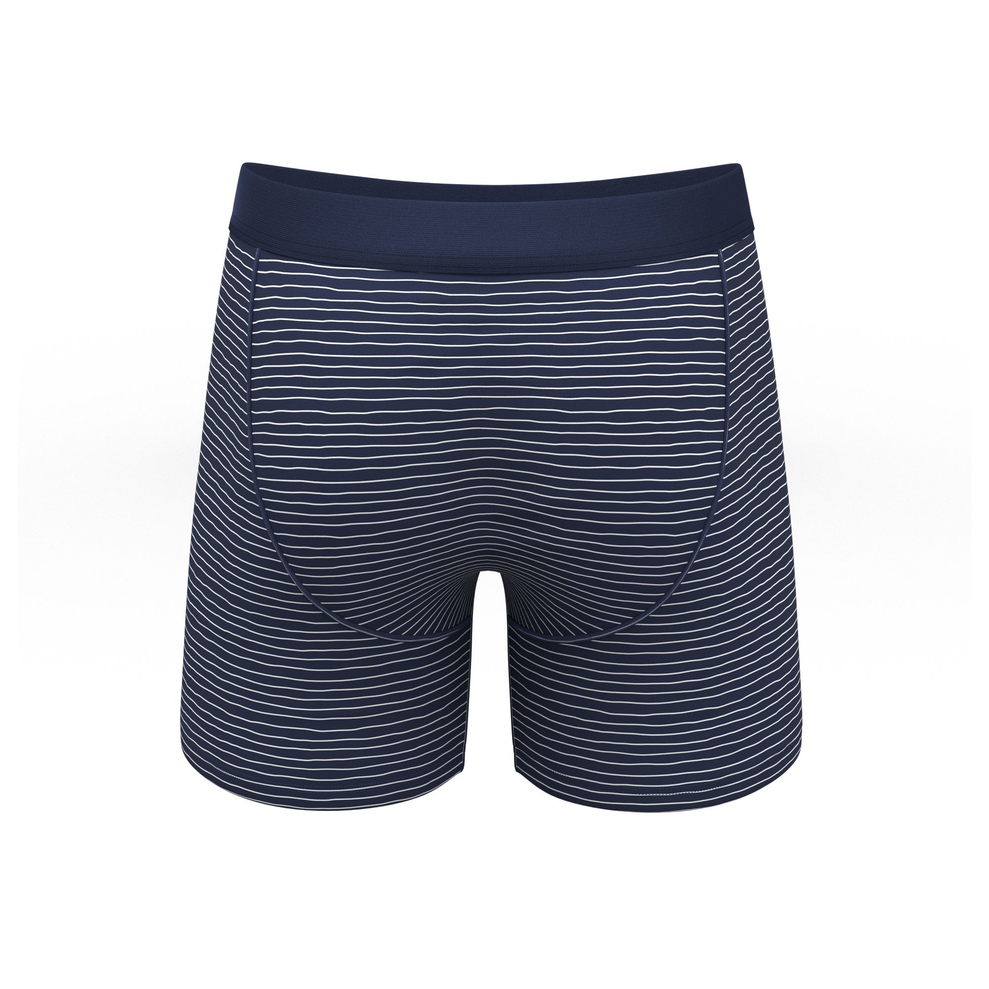 The Cheek Streak | White Stripe Ball Hammock® Pouch Underwear - Shinesty