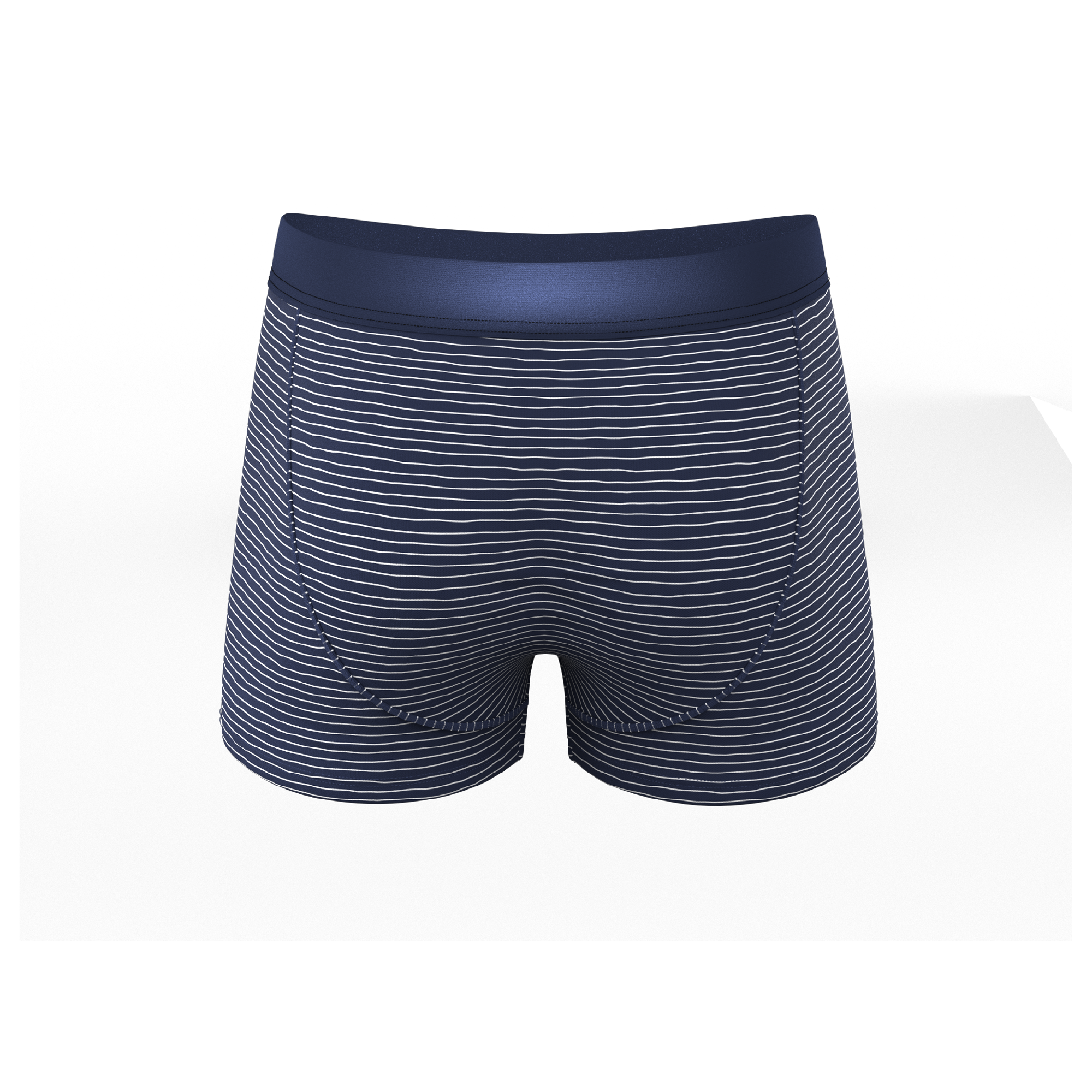 The Cheek Streak | White Stripe Ball Hammock® Pouch Trunks Underwear - Shinesty