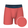 The Cherry Tomato | Coral Red Ball Hammock® Pouch Underwear With Fly - Shinesty