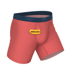 The Cherry Tomato | Coral Red Ball Hammock® Pouch Underwear With Fly - Shinesty