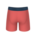 The Cherry Tomato | Coral Red Ball Hammock® Pouch Underwear With Fly - Shinesty