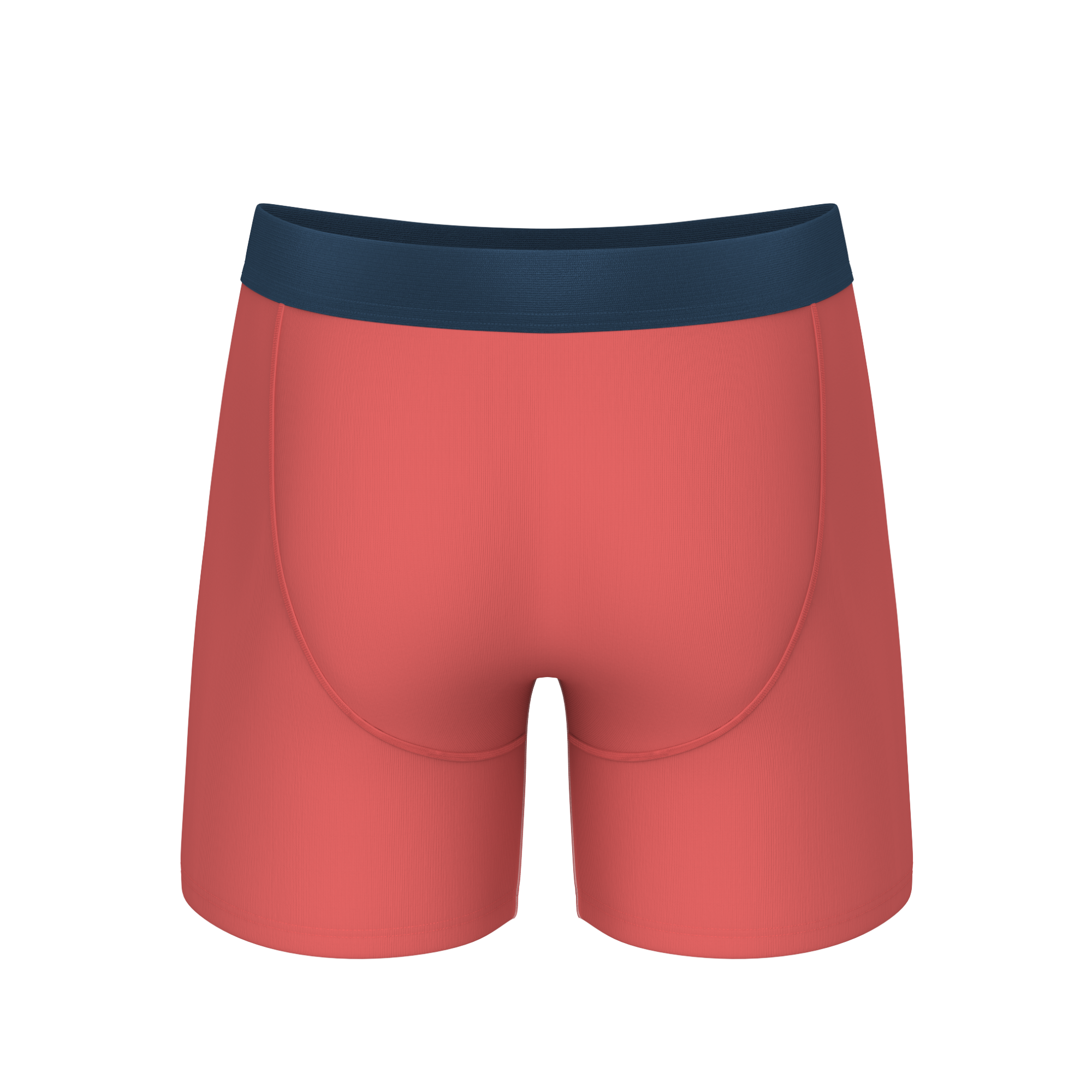 The Cherry Tomato | Coral Red Ball Hammock® Pouch Underwear With Fly - Shinesty