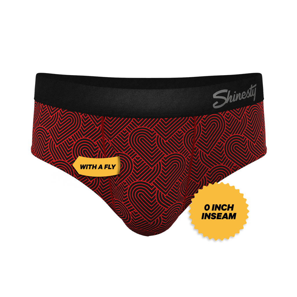 The Cherub | Geometric Hearts Ball Hammock® Pouch Underwear Briefs - Shinesty