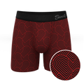 The Cherub | Geometric Hearts Ball Hammock® Pouch Underwear With Fly - Shinesty