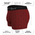 The Cherub | Geometric Hearts Ball Hammock® Pouch Trunks Underwear - Shinesty