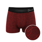 The Cherub | Geometric Hearts Ball Hammock® Pouch Trunks Underwear - Shinesty