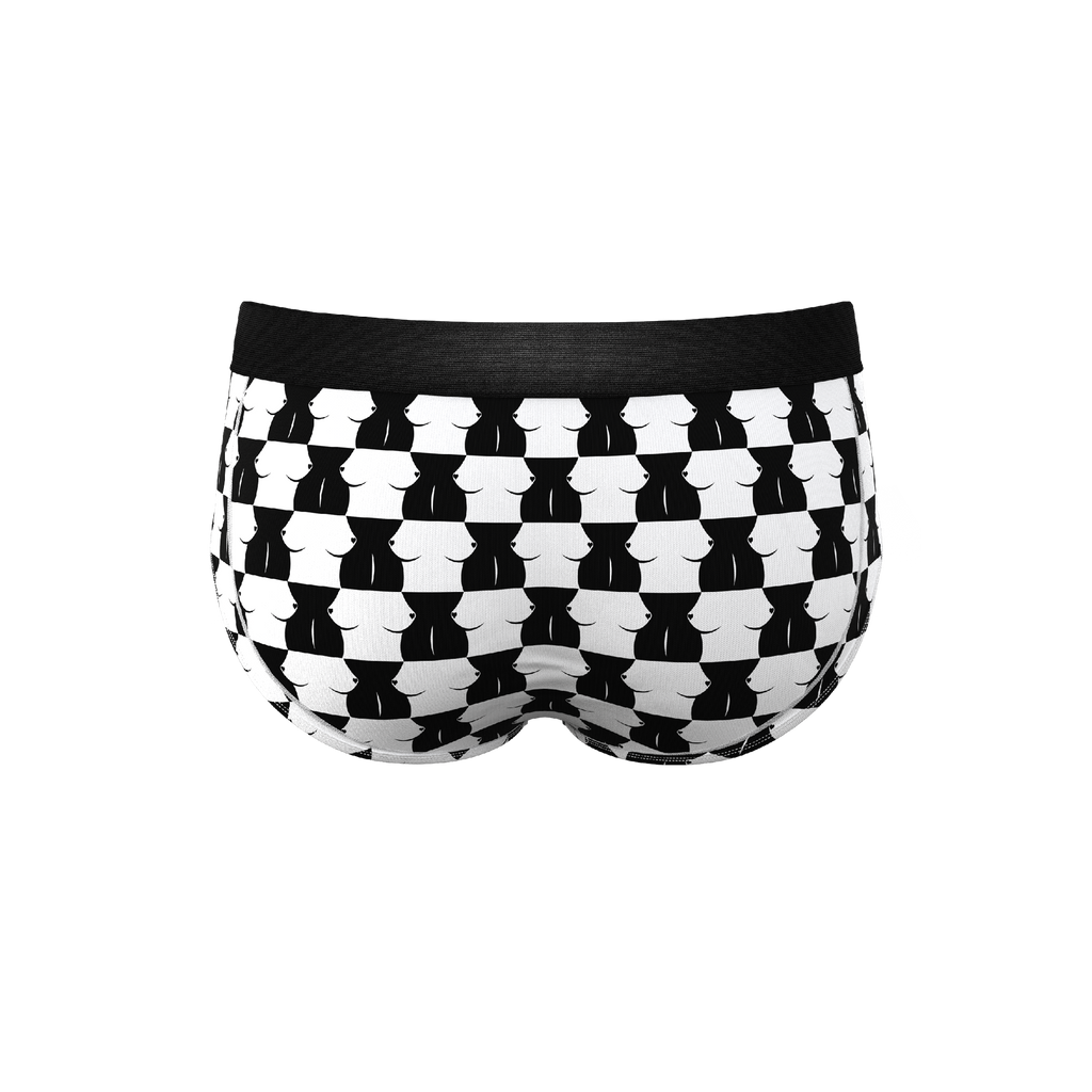 The Chest Mate | Checkered Ball Hammock® Pouch Underwear Briefs - Shinesty