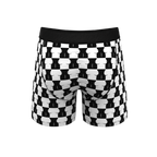 The Chest Mate | Checkered Ball Hammock® Pouch Underwear With Fly - Shinesty