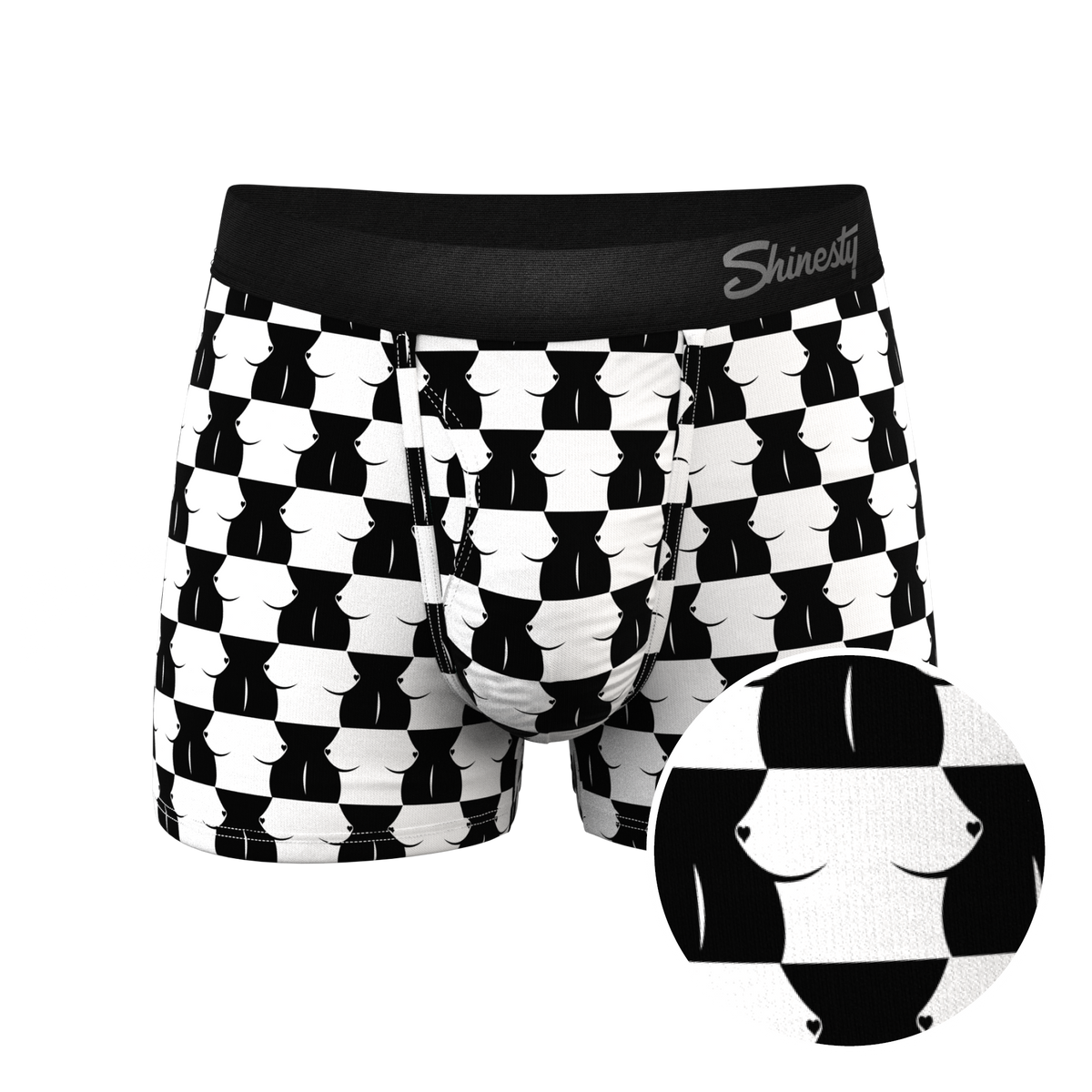 The Chest Mate | Checkered Ball Hammock® Pouch Trunks Underwear - Shinesty