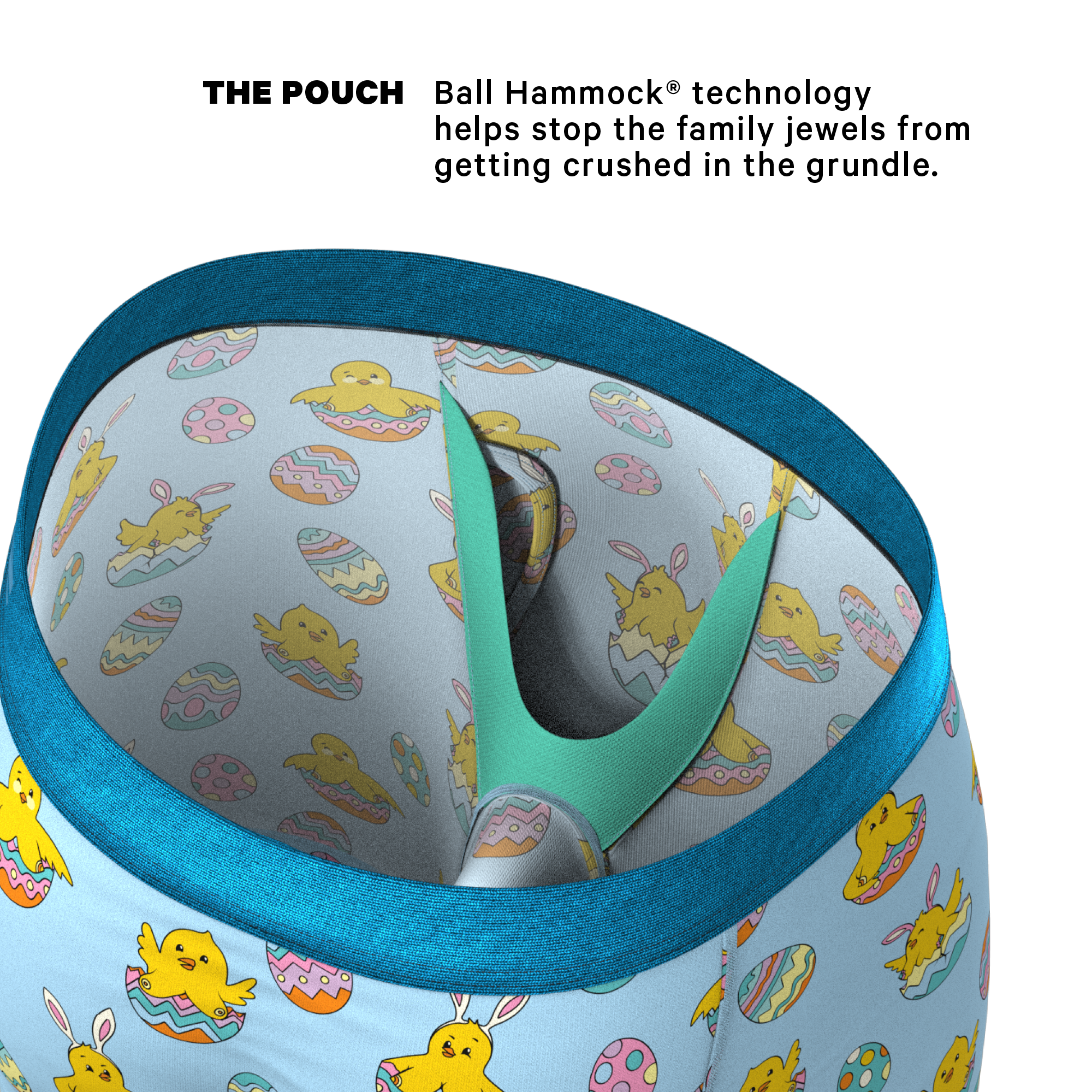 The Chicks Gone Wild | Easter Chicks Ball Hammock® Boxer - Long Leg - Shinesty