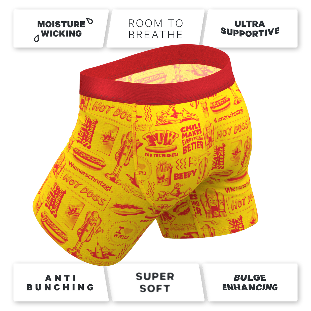 The Chili Dog | Shinesty x Wienerschnitzel Ball Hammock® Pouch Underwear - Shinesty