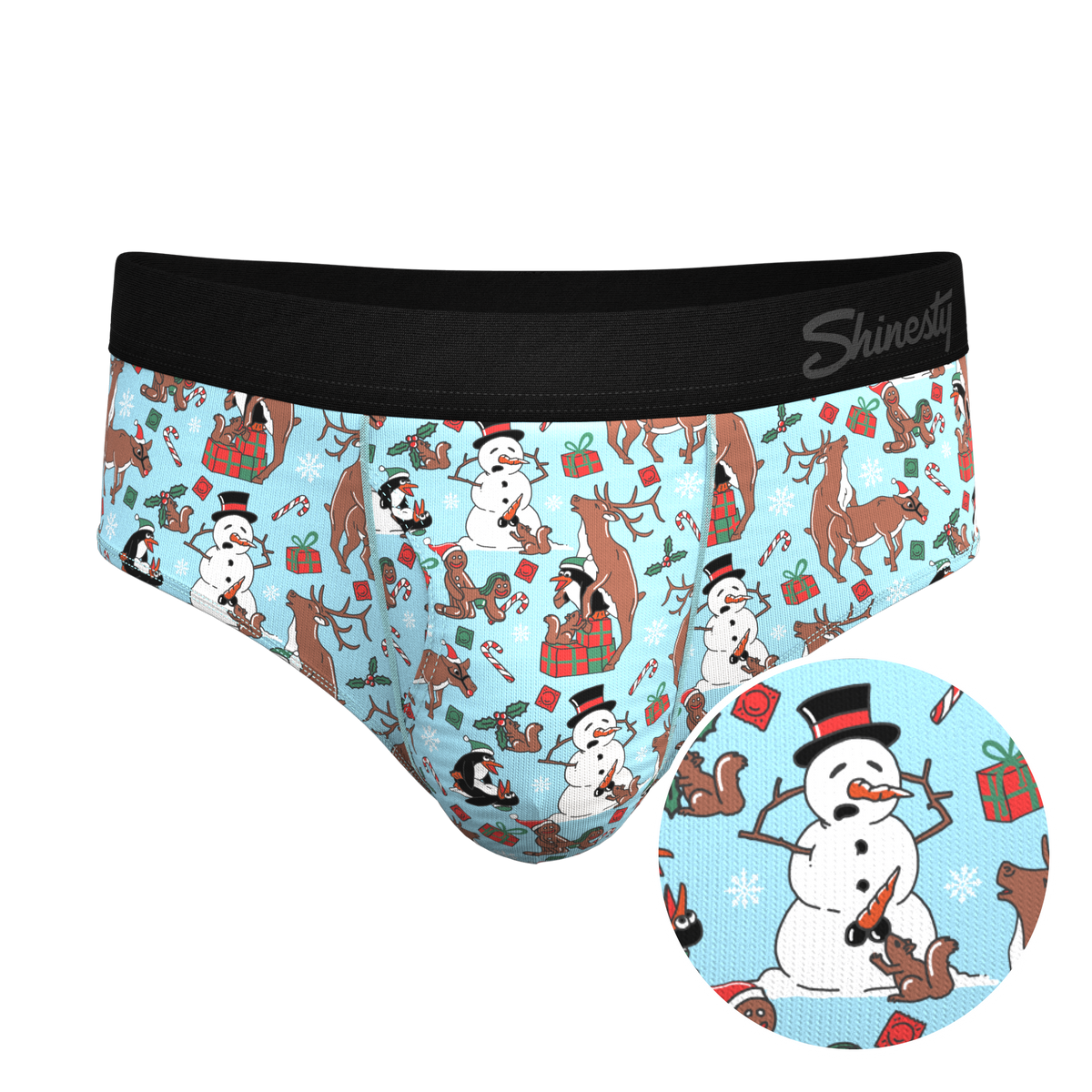 The Christmas Key Party | Christmas Characters Ball Hammock® Pouch Underwear Briefs - Shinesty