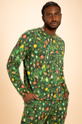 The Christmas Tree Camo | Christmas Tree SleepDeep™ Men’s Long Sleeve Pajama Shirt - Shinesty