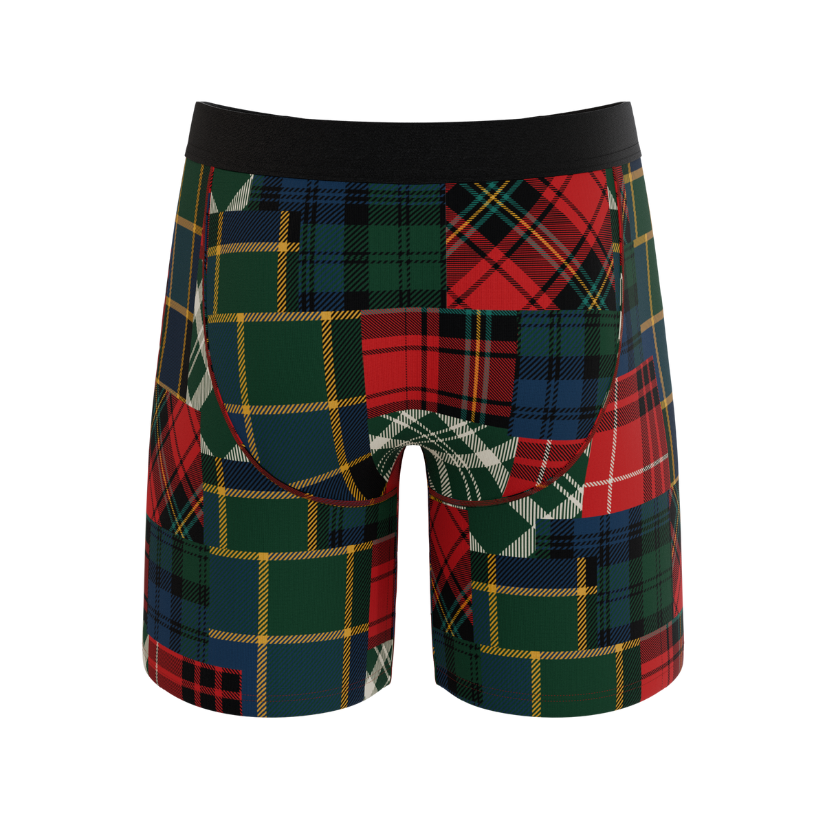 The Clash Of The Tartans | Tartan Patchwork Ball Hammock® Boxer - Long Leg - Shinesty