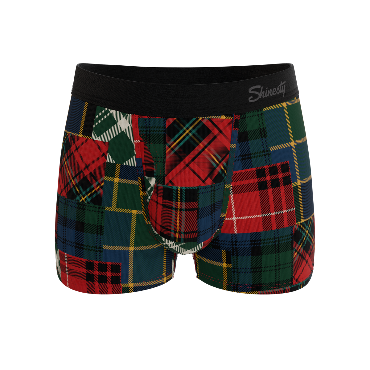 The Clash Of The Tartans | Tartan Patchwork Ball Hammock® Pouch Trunks Underwear - Shinesty