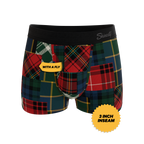 The Clash Of The Tartans | Tartan Patchwork Ball Hammock® Pouch Trunks Underwear - Shinesty