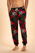 The Clash Of The Tartans | Tartan Patchwork SleepDeep™ Men’s Pajama Joggers - Shinesty