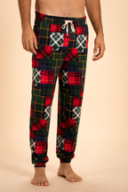 The Clash Of The Tartans | Tartan Patchwork SleepDeep™ Men’s Pajama Joggers - Shinesty