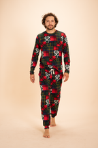 The Clash Of The Tartans | Tartan Patchwork SleepDeep™ Men’s Pajama Joggers - Shinesty