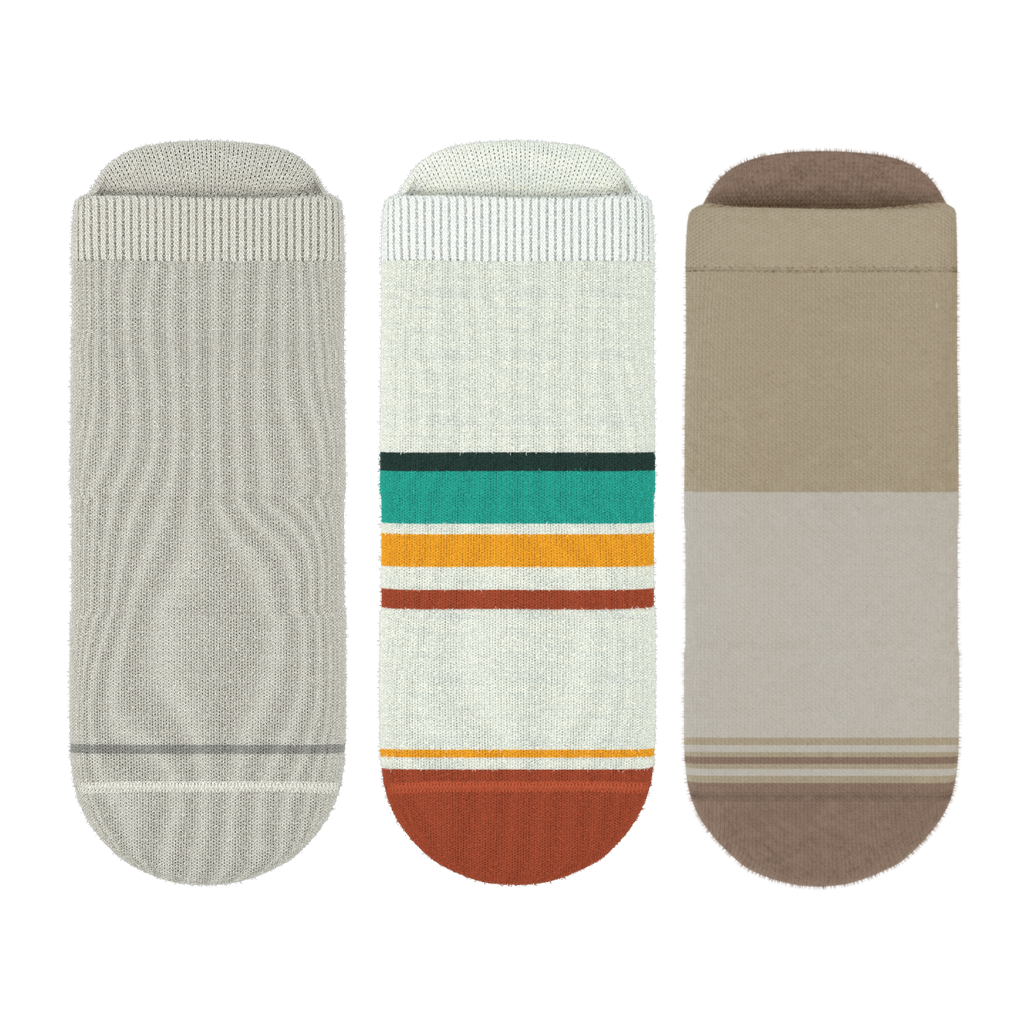 The Classic Bests | Heel Hammock™ Ankle Socks 3 Pack - Shinesty