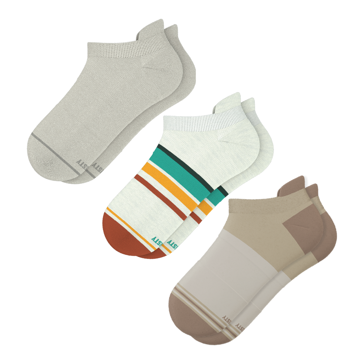 The Classic Bests | Heel Hammock™ Ankle Socks 3 Pack - Shinesty