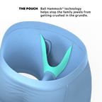 The Clear Skies | Light Blue Tonal Ball Hammock® Pouch Underwear With Fly - Shinesty