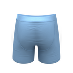 The Clear Skies | Light Blue Tonal Ball Hammock® Pouch Underwear With Fly - Shinesty