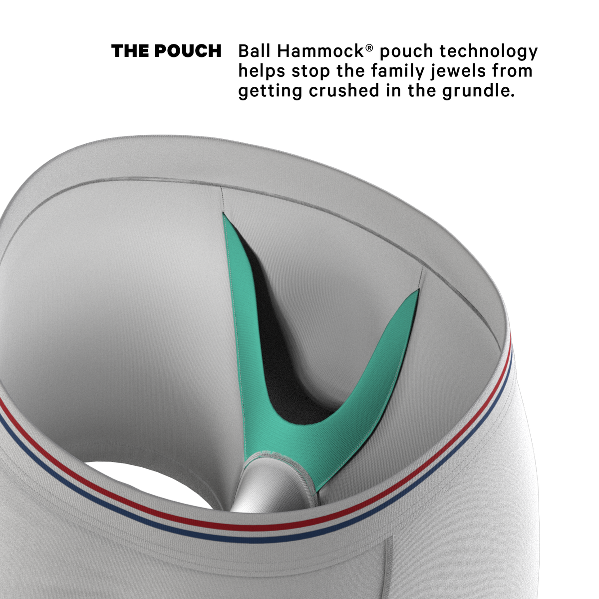 The Cloud 9 | Solid White Ball Hammock® Pouch Underwear - Shinesty