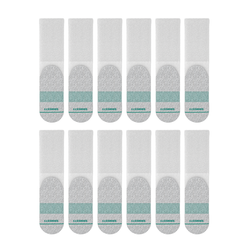 The Cloud 9 | Heel Hammock™ Crew Socks 12 Pack - Shinesty