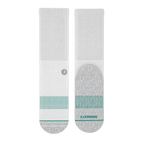 The Cloud 9 | White Stay Weird Heel Hammock™ Crew Socks - Shinesty