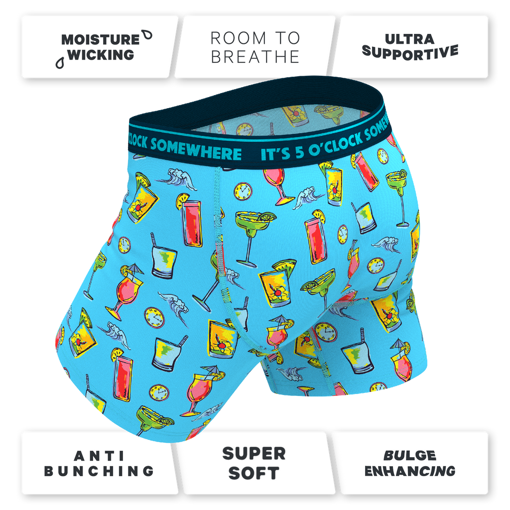 The Cocktail Hour | Shinesty x Margaritaville® Ball Hammock® Pouch Underwear - Shinesty
