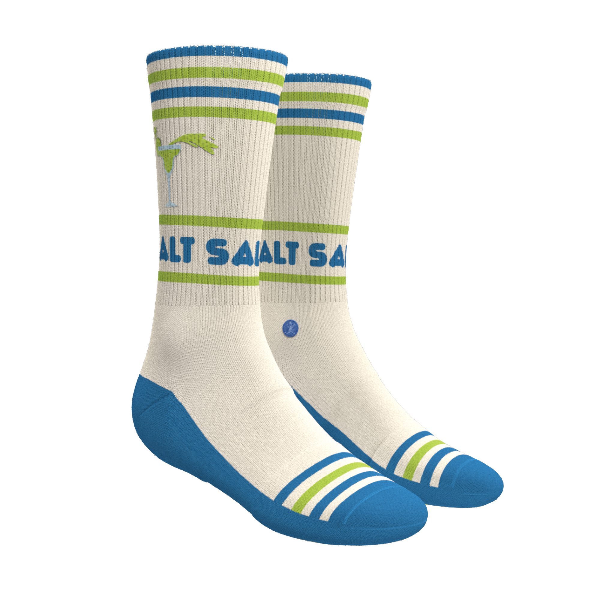The Cocktail Hour | Shinesty x Margaritaville® Heel Hammock™ Crew Socks - Shinesty