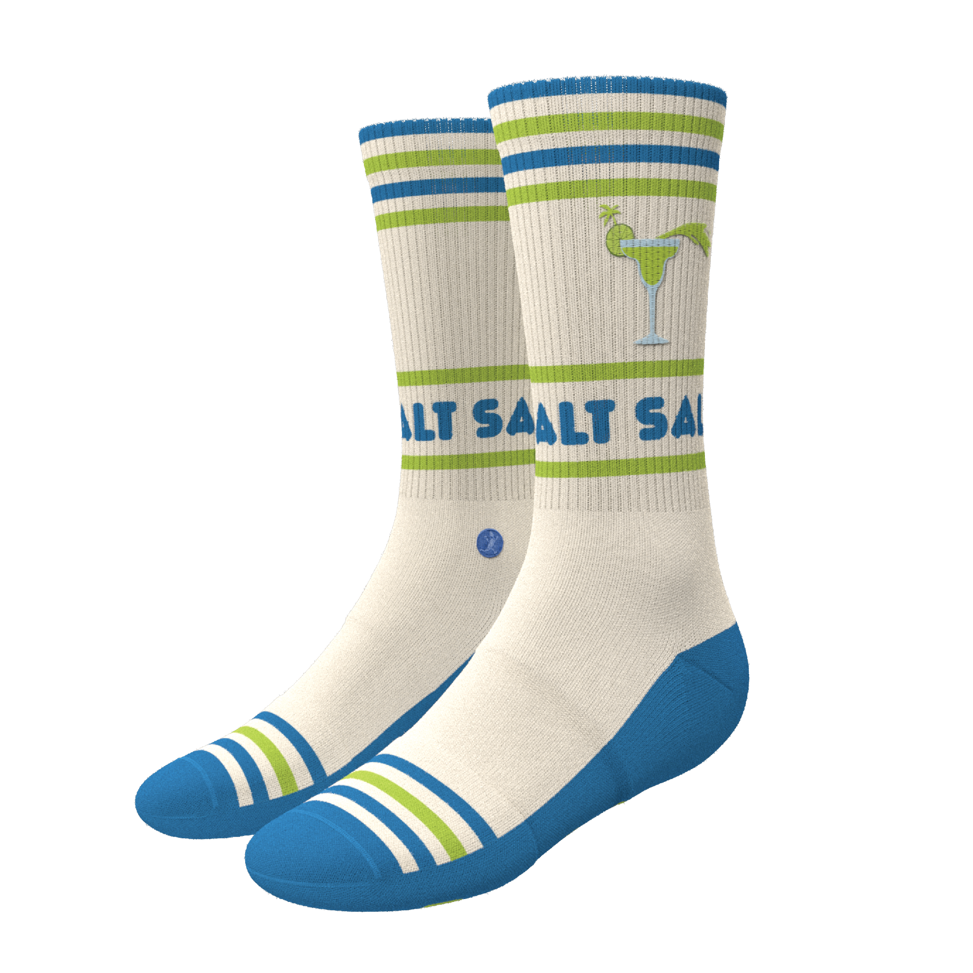 The Cocktail Hour | Shinesty x Margaritaville® Heel Hammock™ Crew Socks - Shinesty