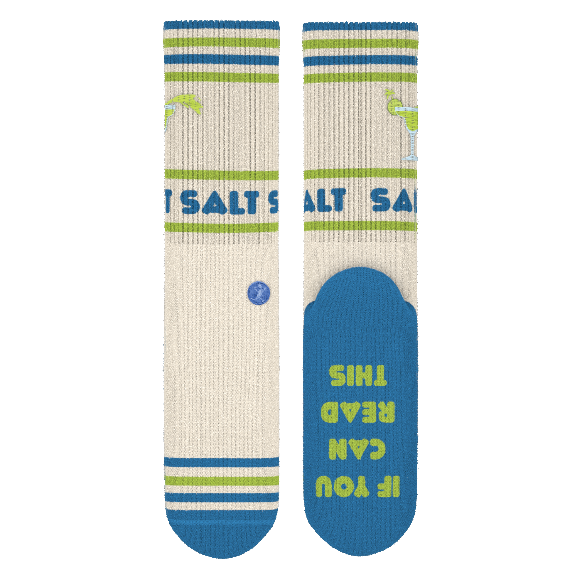 The Cocktail Hour | Shinesty x Margaritaville® Heel Hammock™ Crew Socks - Shinesty