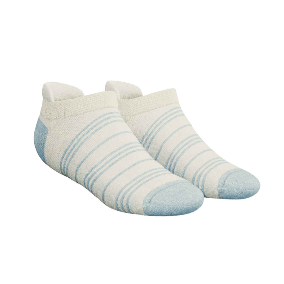 The College Ruled | Stripe Heel Hammock™ Ankle Socks - Shinesty