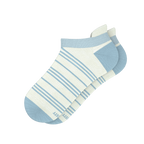 The College Ruled | Stripe Heel Hammock™ Ankle Socks - Shinesty