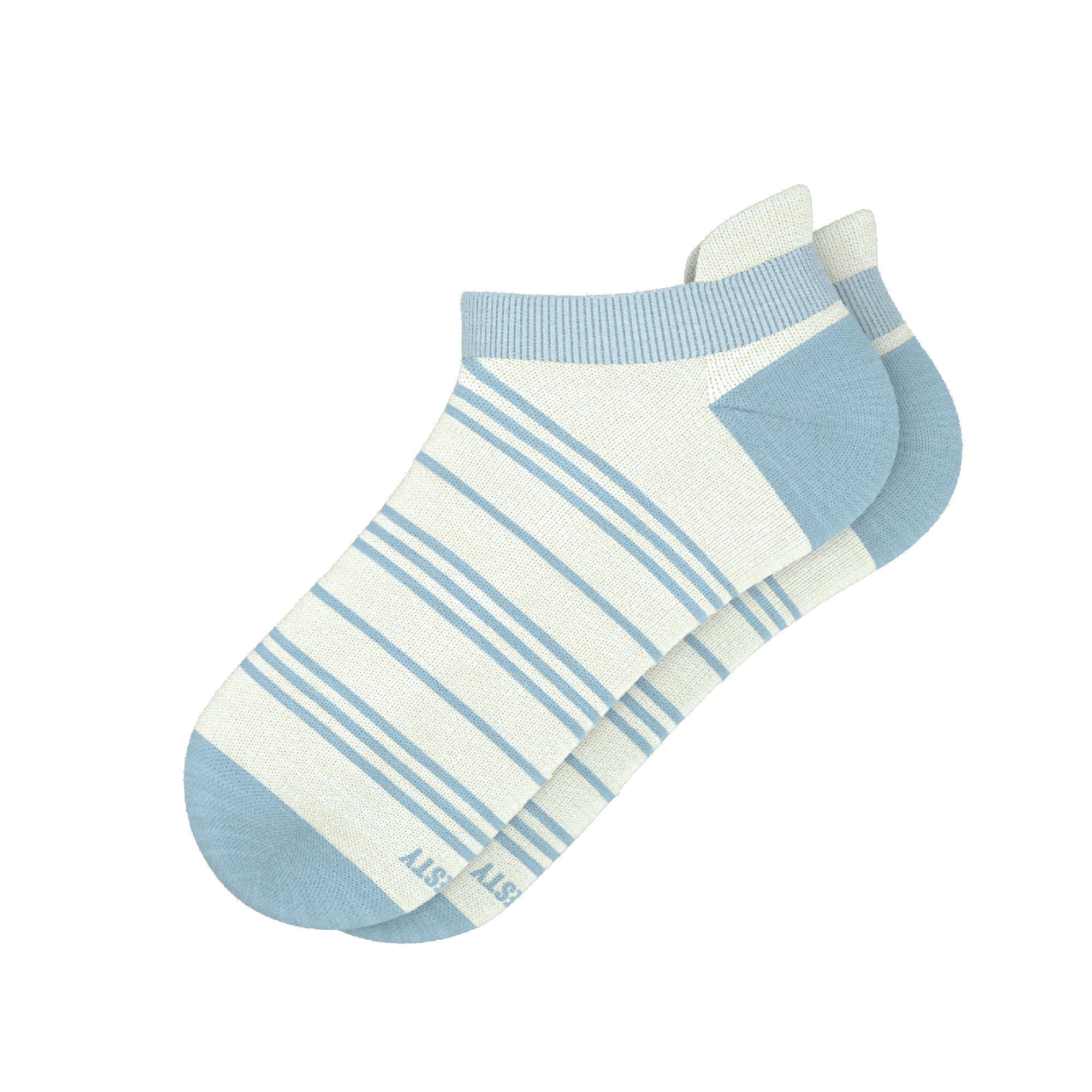 The College Ruled | Stripe Heel Hammock™ Ankle Socks - Shinesty